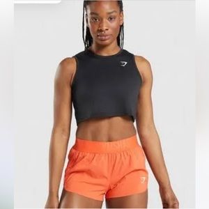 “GYMSHARK” Polyester  Training Crop Top XS